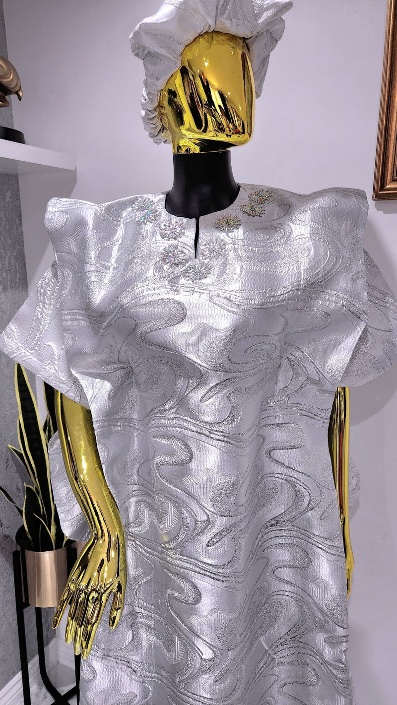 Beautiful Bubu Gown for Ladies – Elegant Free-Size African Kaftan Dress