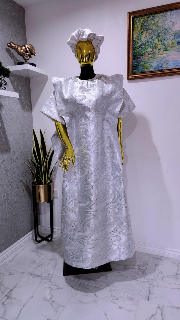 Beautiful Bubu Gown for Ladies – Elegant Free-Size African Kaftan Dress
