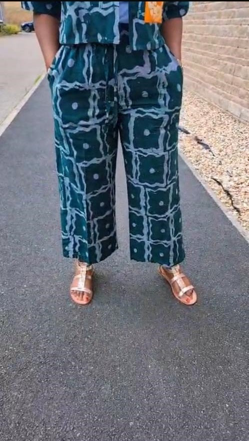 Adire Edge Set – Stylish Two-Piece African Print Outfit