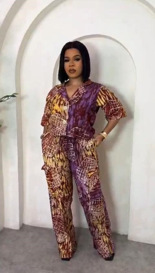 Ankara Smocked Dress with Tie Straps – Vibrant African Print Party Dress | Soraya Style