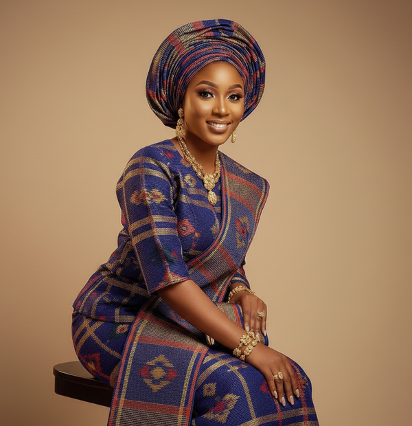 Aso Òkè Bridal/Ceremonial Elegance Portrait