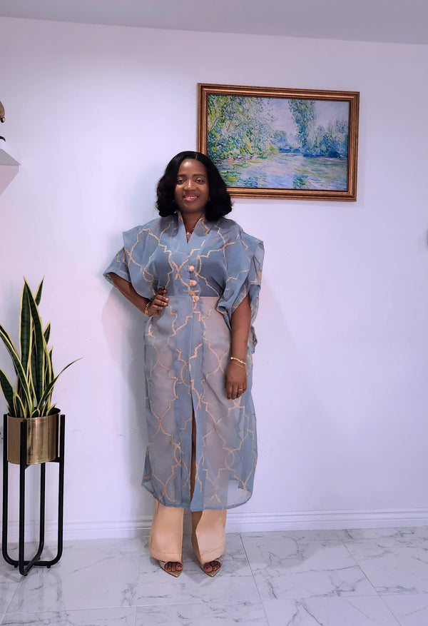 Elegant Kimono Set – Women’s 2-Piece Formal African Wear